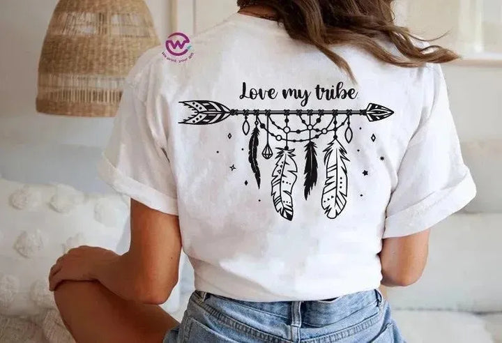 Half sleeve T-shirt -Dream Catcher-A - WE PRINT