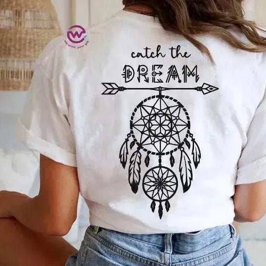 Half sleeve T-shirt -Dream Catcher-A - WE PRINT