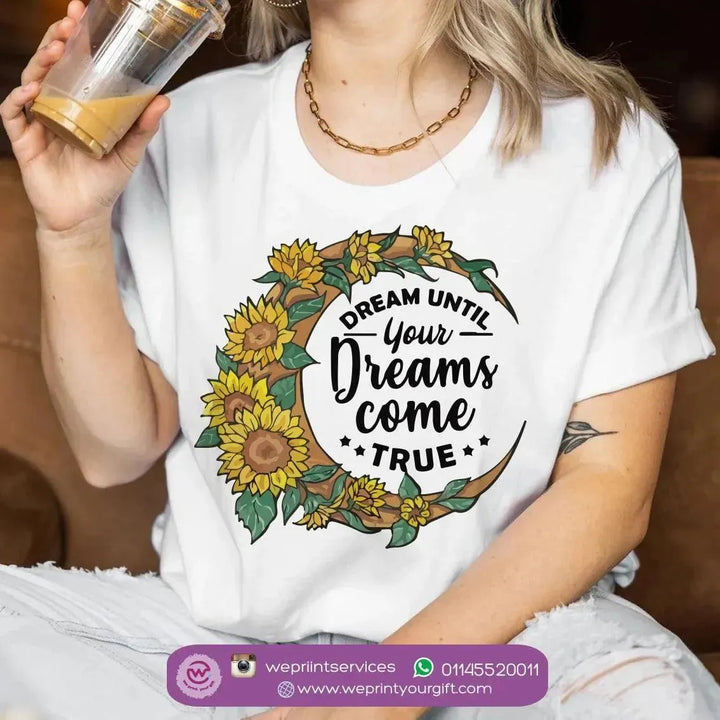 Half sleeve T-shirt- Dream Catcher - WE PRINT