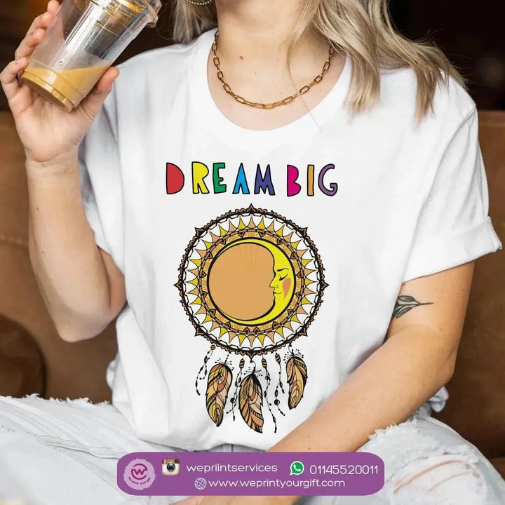 Half sleeve T-shirt- Dream Catcher - WE PRINT