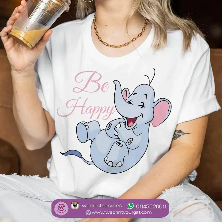 Half sleeve T-shirt- Elephant-B - WE PRINT