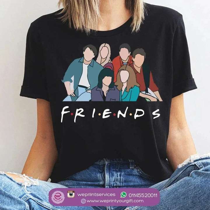 Half sleeve T-shirt- Friends - WE PRINT