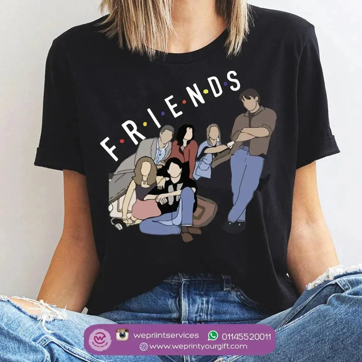 Half sleeve T-shirt- Friends - WE PRINT