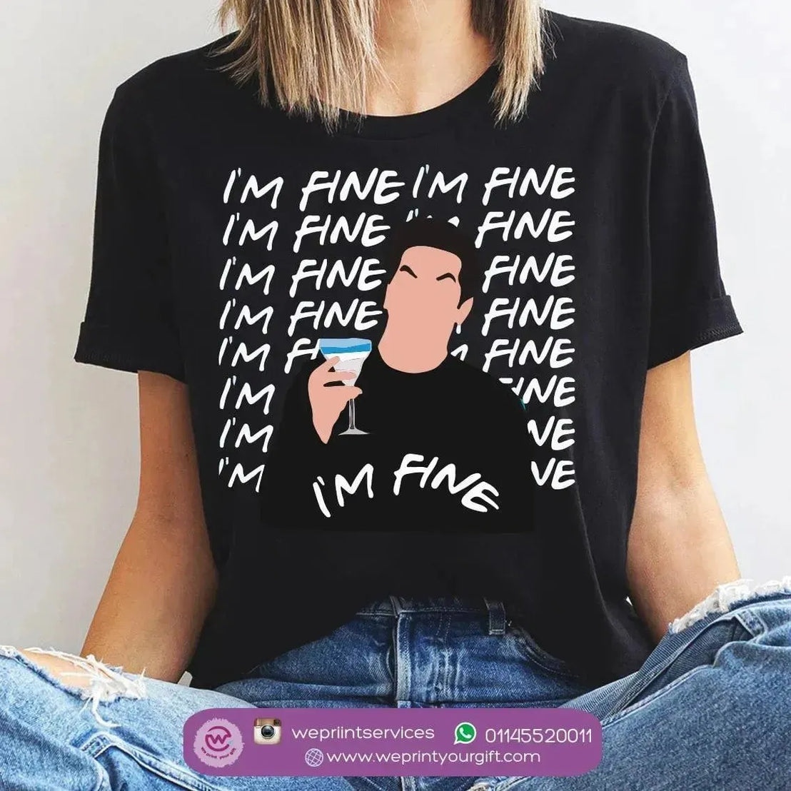 Half sleeve T-shirt- Friends - WE PRINT