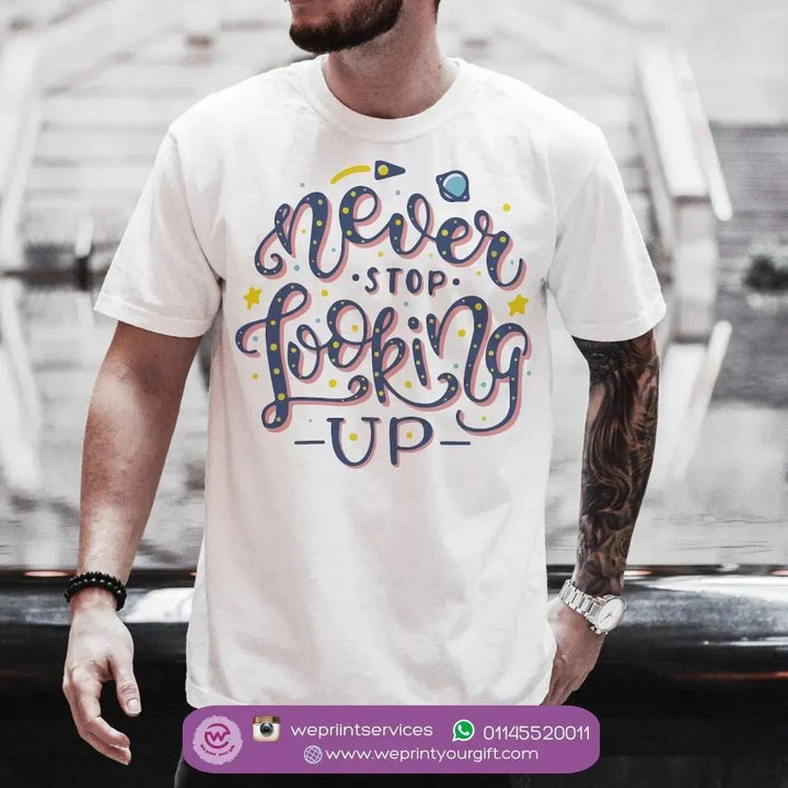 Half sleeve T-shirt- Men Designs-A - WE PRINT