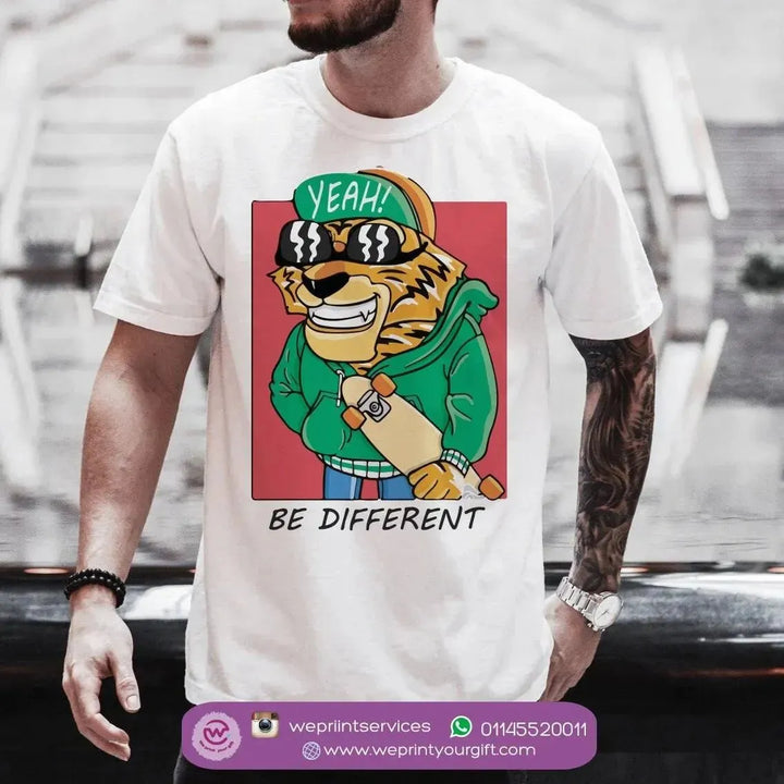 Half sleeve T-shirt- Men Designs-C - WE PRINT