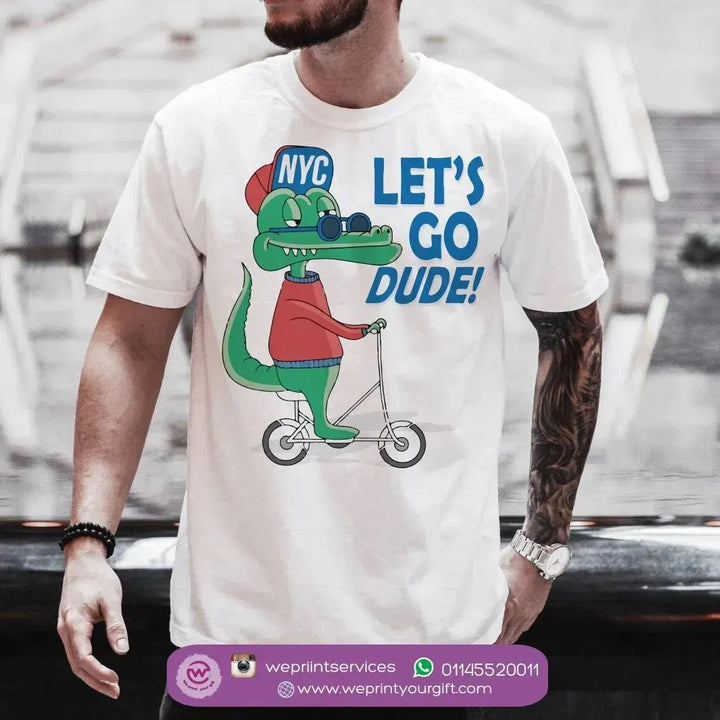 Half sleeve T-shirt- Men Designs-C - WE PRINT