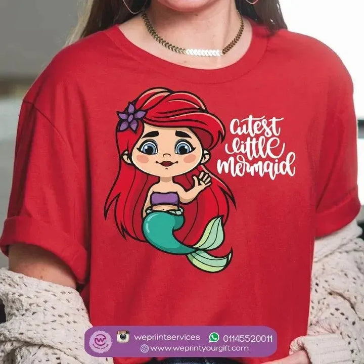 Half sleeve T-shirt- Mermaid - WE PRINT