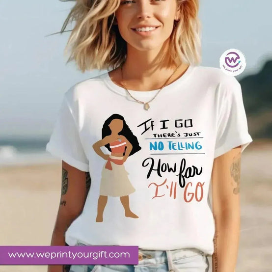 Half sleeve T-shirt- Moana - WE PRINT
