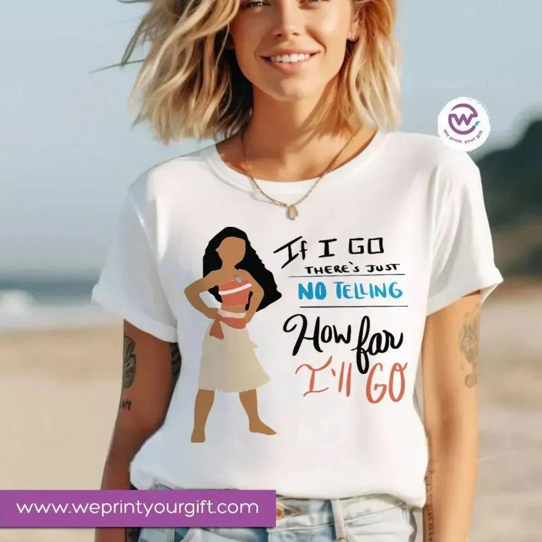 Half sleeve T-shirt- Moana - WE PRINT