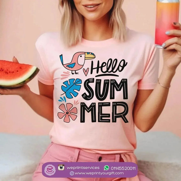 Half sleeve T-shirt- Summer-A - WE PRINT