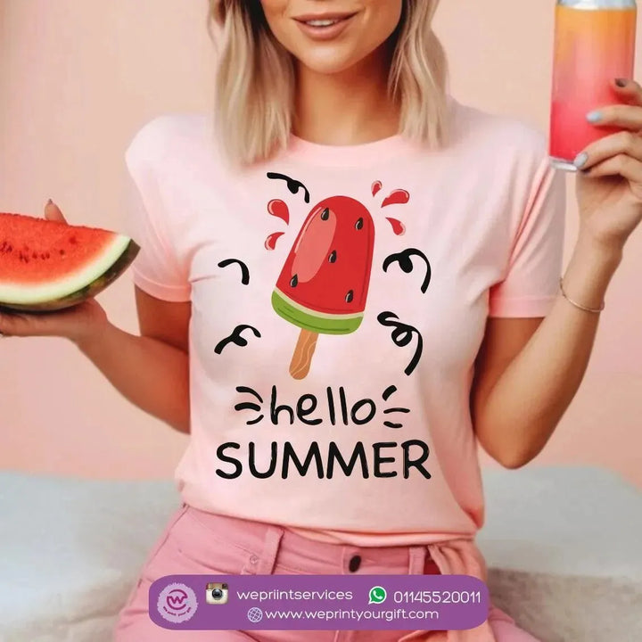 Half sleeve T-shirt- Summer-A - WE PRINT