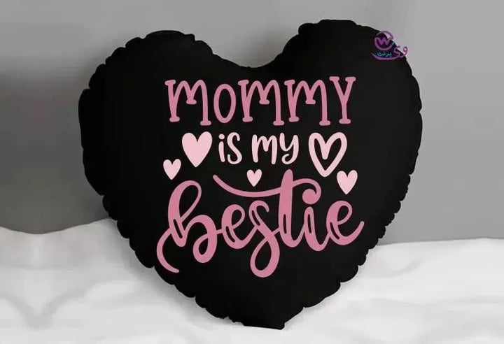 Heart Fabric Cushion -MOM - WE PRINT