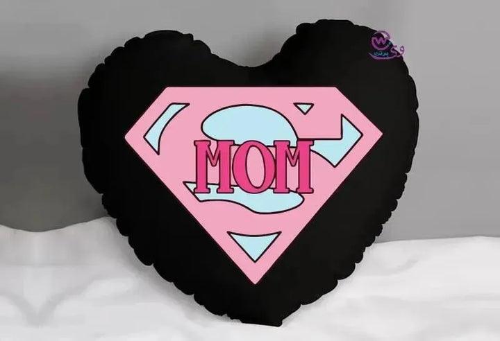 Heart Fabric Cushion -MOM - WE PRINT