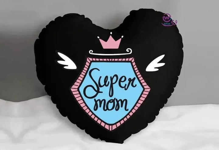 Heart Fabric Cushion -MOM - WE PRINT