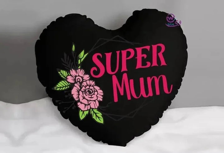 Heart Fabric Cushion -MOM - WE PRINT