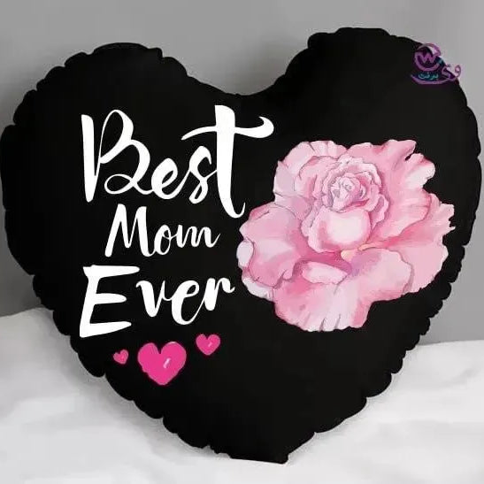 Heart Fabric Cushion -MOM - WE PRINT
