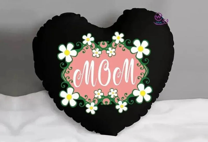 Heart Fabric Cushion -MOM - WE PRINT