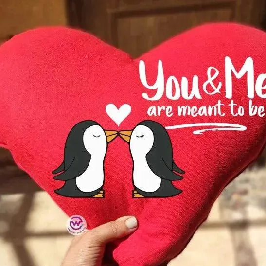 Heart Fabric Cushion - Valentine's Day 2 - WE PRINT