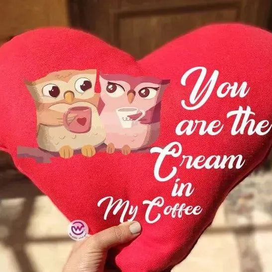 Heart Fabric Cushion - Valentine's Day 2 - WE PRINT