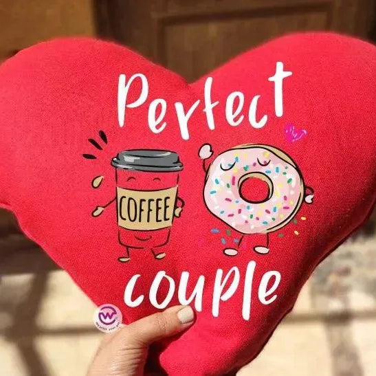 Heart Fabric Cushion - Valentine's Day 2 - WE PRINT