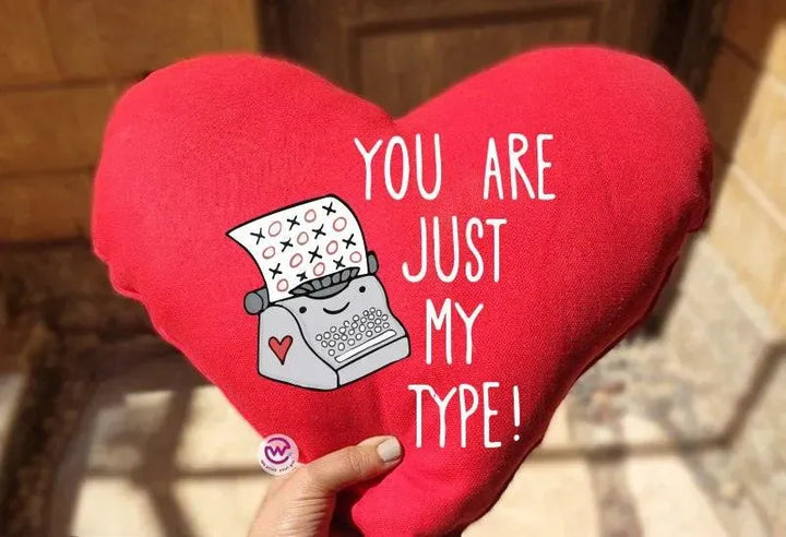 Heart Fabric Cushion - Valentine's Day 2 - WE PRINT