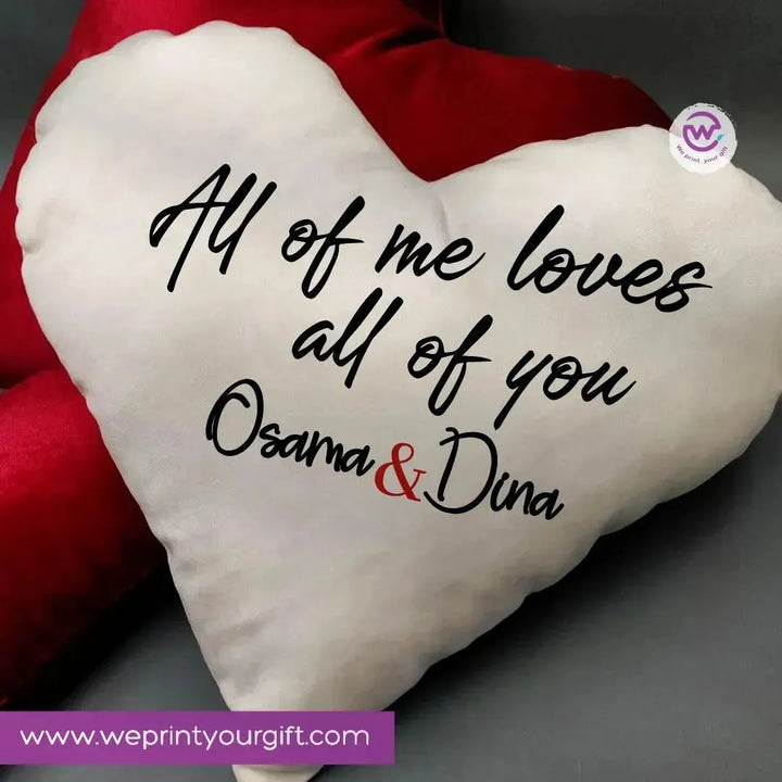 Heart Fabric Cushion - Valentine's Day - WE PRINT