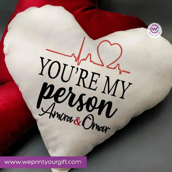 Heart Fabric Cushion - Valentine's Day - WE PRINT