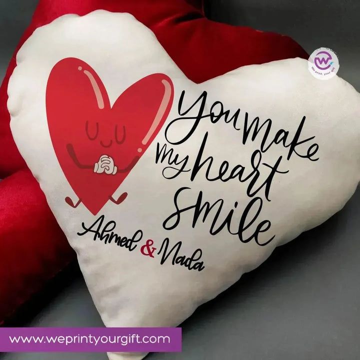 Heart Fabric Cushion - Valentine's Day - WE PRINT