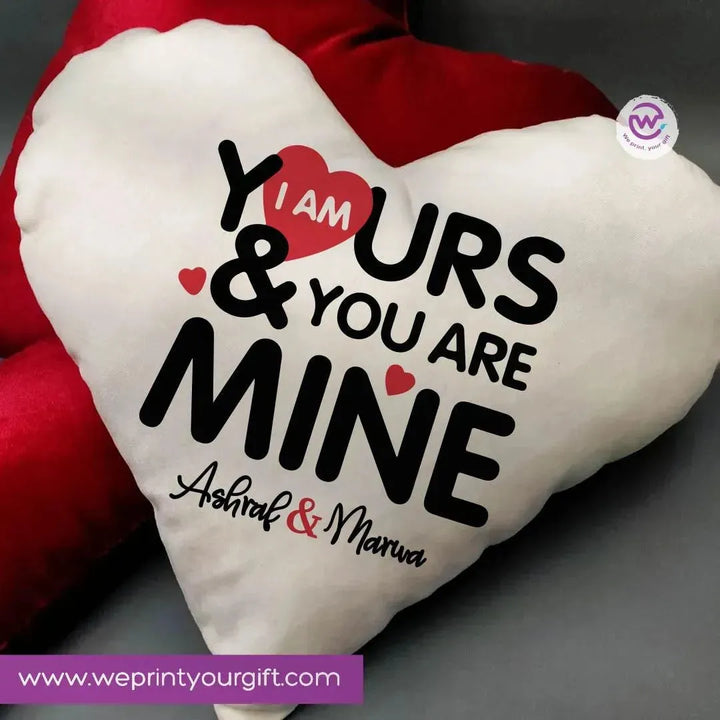 Heart Fabric Cushion - Valentine's Day - WE PRINT