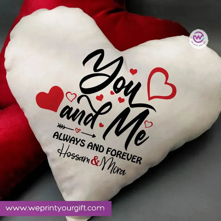 Heart Fabric Cushion - Valentine's Day - WE PRINT