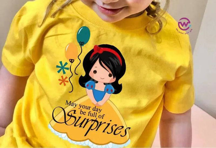 Kids half sleeve T-shirt - Disney Princess - WE PRINT