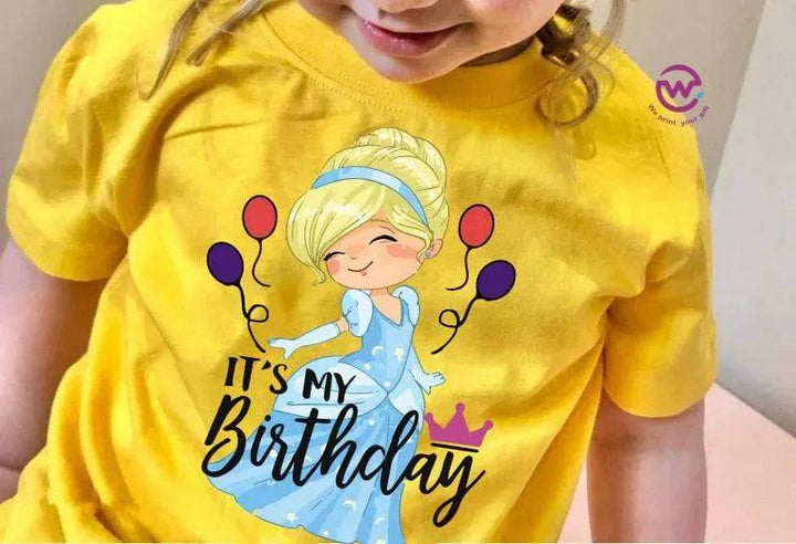 Kids half sleeve T-shirt - Disney Princess - WE PRINT