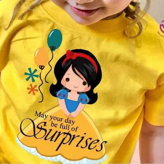 Kids half sleeve T-shirt - Disney Princess - WE PRINT