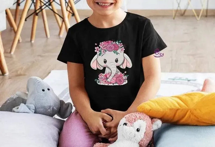 Kids half sleeve T-shirt - Elephant - WE PRINT