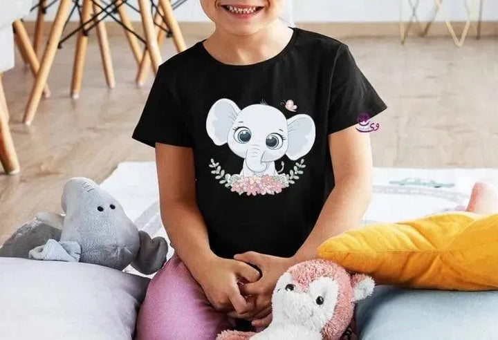 Kids half sleeve T-shirt - Elephant - WE PRINT