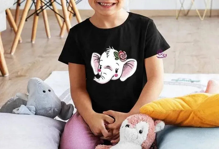 Kids half sleeve T-shirt - Elephant - WE PRINT