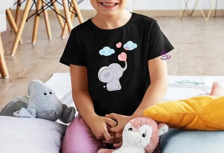 Kids half sleeve T-shirt - Elephant - WE PRINT