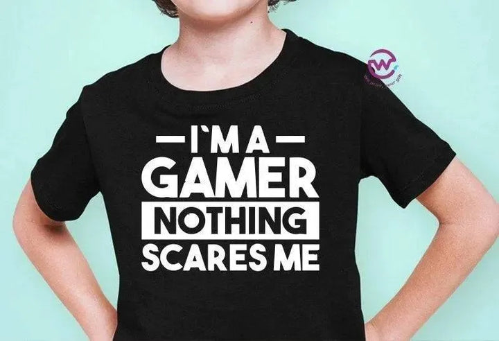 Kids half sleeve T-shirt - Gamers boys - WE PRINT