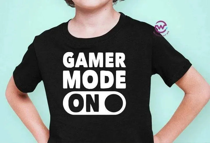 Kids half sleeve T-shirt - Gamers boys - WE PRINT