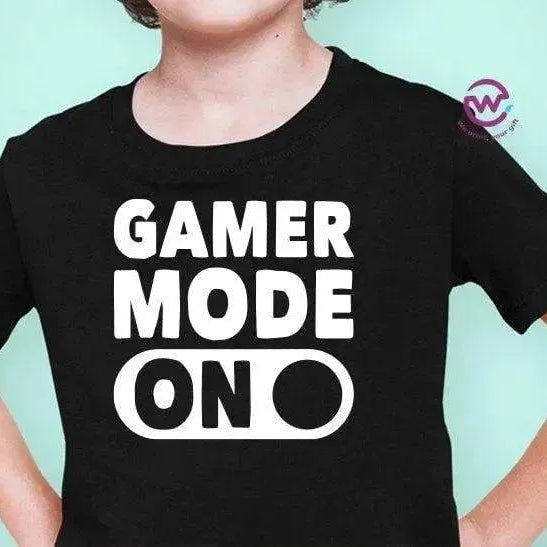 Kids half sleeve T-shirt - Gamers boys - WE PRINT