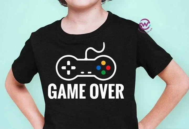 Kids half sleeve T-shirt - Gamers boys - WE PRINT