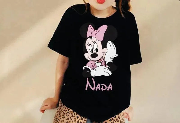 Kids half sleeve T-shirt -Minnie Mouse-A - WE PRINT