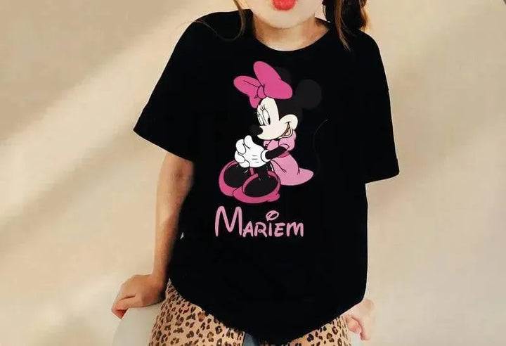 Kids half sleeve T-shirt -Minnie Mouse-A - WE PRINT