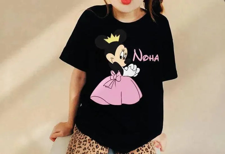 Kids half sleeve T-shirt -Minnie Mouse-A - WE PRINT