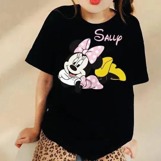 Kids half sleeve T-shirt -Minnie Mouse-A - WE PRINT