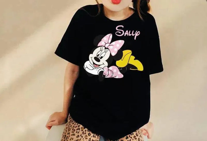 Kids half sleeve T-shirt -Minnie Mouse-A - WE PRINT