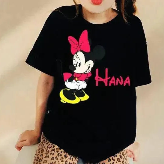 Kids half sleeve T-shirt -Minnie Mouse-A - WE PRINT