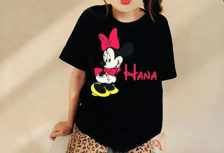 Kids half sleeve T-shirt -Minnie Mouse-A - WE PRINT