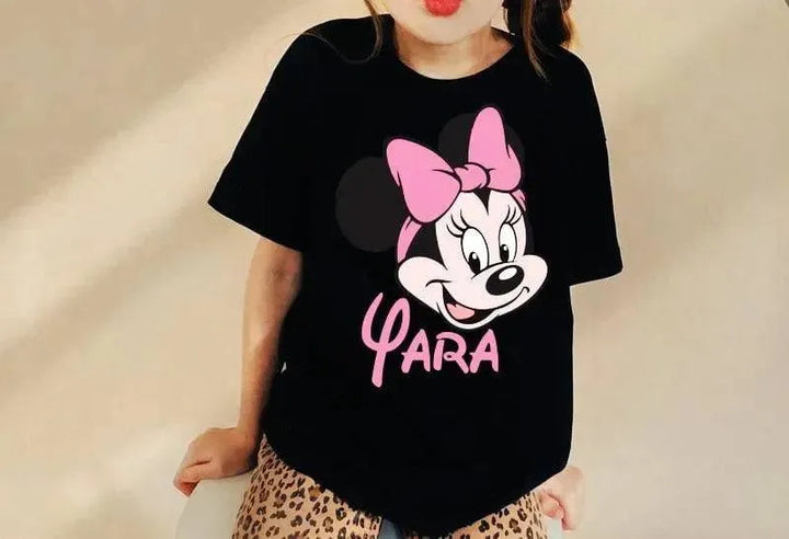 Kids half sleeve T-shirt -Minnie Mouse-A - WE PRINT